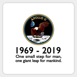 Apollo 11 Moon Landing 50th Anniversary Sticker